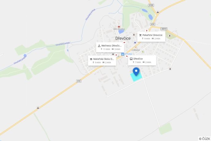 Prodej, Pozemek k bydlení, Dřevčice