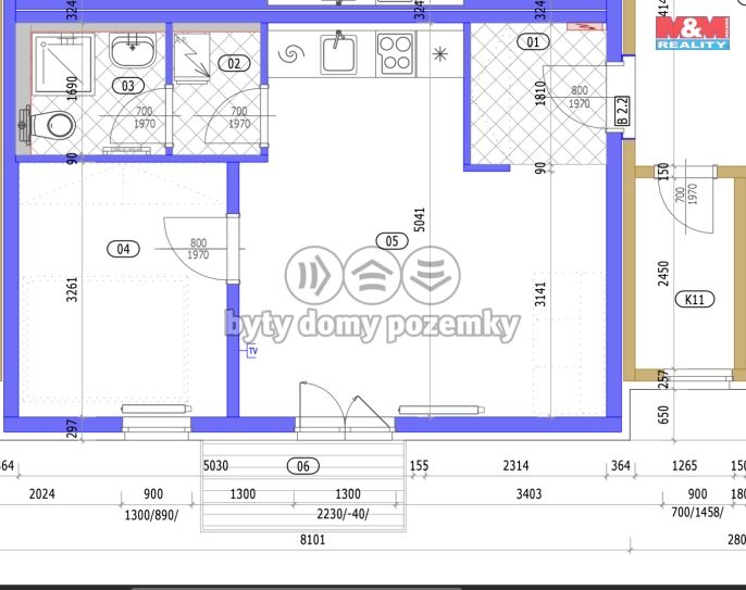 Pronájem, Byt 2+kk, Hořice
