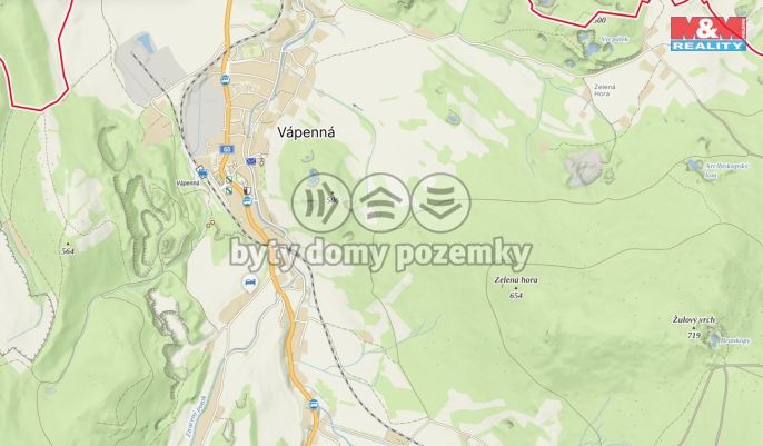 Prodej, Pozemek k bydlení, Vápenná