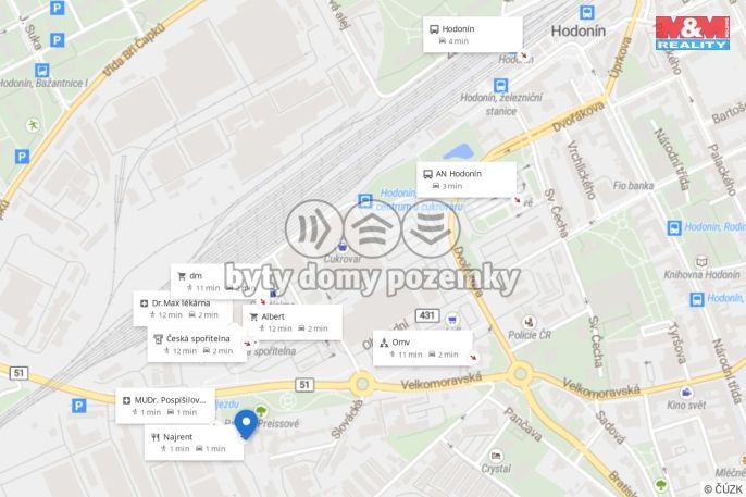 Pronájem, Kancelářský prostor, Hodonín