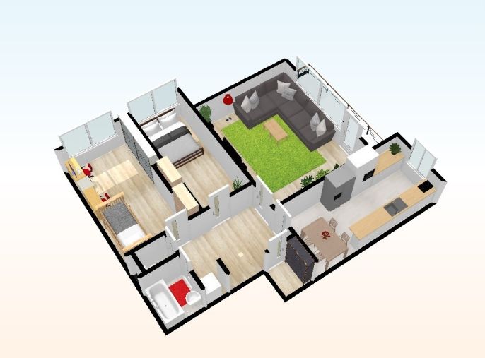 Pronájem, Byt 3+1, Havlíčkův Brod