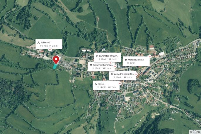 Prodej, Pozemek k bydlení, Kašperské Hory