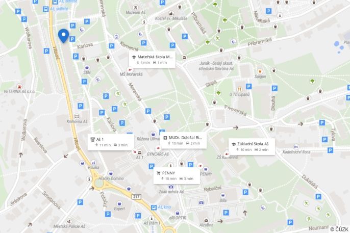 Prodej, Byt 1+1, Aš