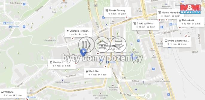 Pronájem, Byt 3+1, Praha