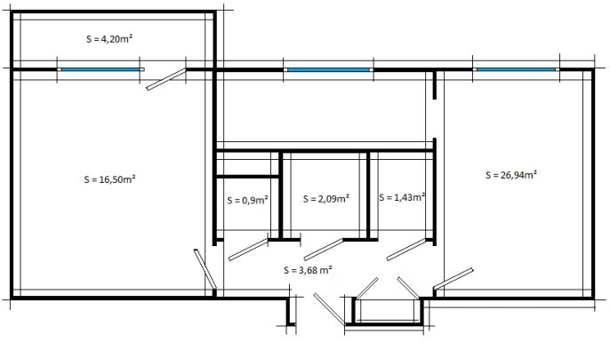 Prodej, Byt 2+1, Ostrava