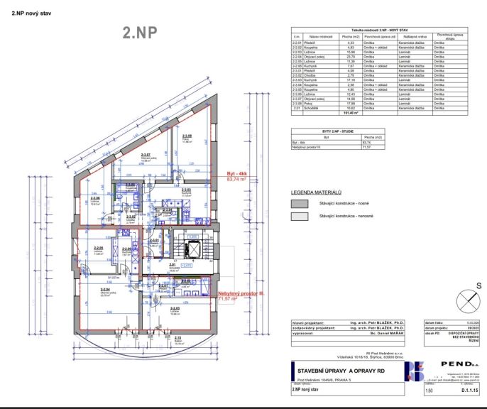 Prodej, Byt 3+1, Praha