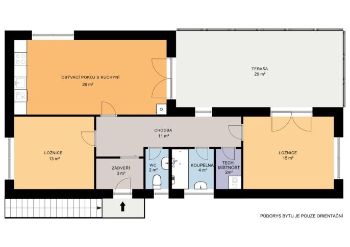 Prodej, Byt 3+kk, Moravské Knínice