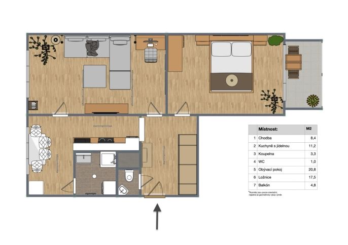 Prodej, Byt 2+1, Žatec