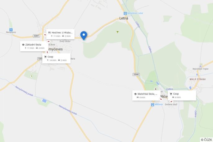 Prodej, Pozemek k bydlení, Nemyčeves