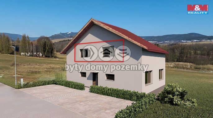 Prodej, Byt 3+kk, Králíky