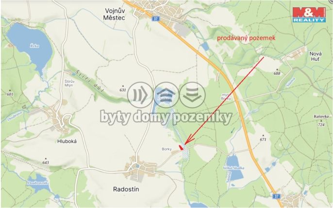 Prodej, Louka, Vojnův Městec