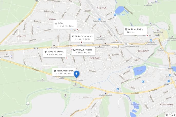 Pronájem, Restaurace, stravování, Úvaly