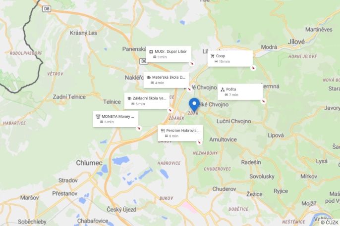 Prodej, Pozemek k bydlení, Velké Chvojno