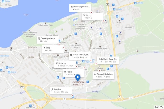 Pronájem, Byt 4+1, Jindřichův Hradec