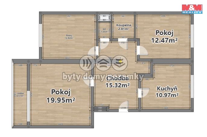 Prodej, Byt 3+1, Chodská Lhota