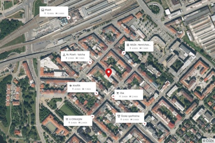Pronájem, Byt 2+1, Plzeň