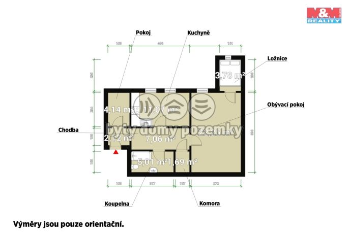 Pronájem, Byt 1+1, Plzeň