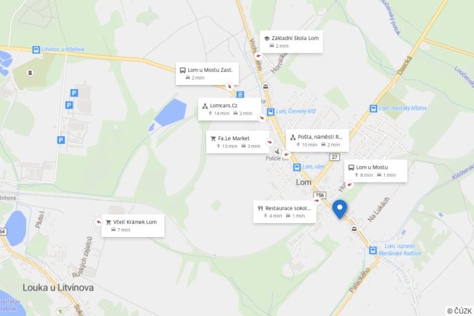 Prodej, Byt 2+1, Lom