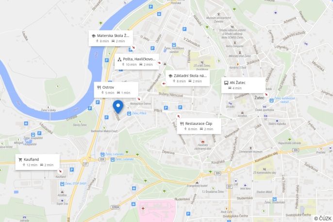 Pronájem, Byt 3+kk, Žatec