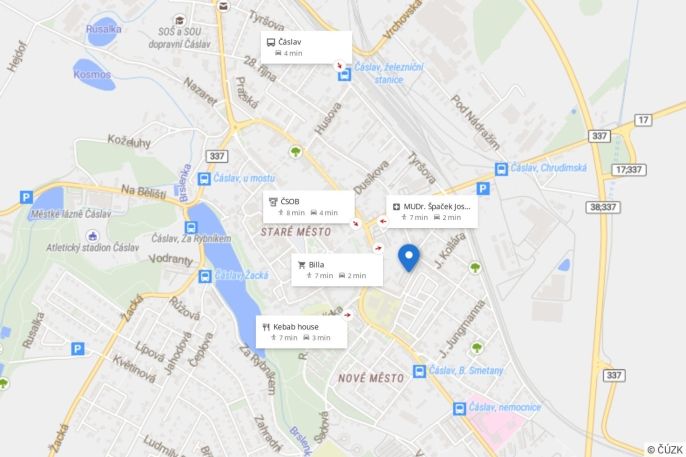 Prodej, Byt 2+1, Čáslav