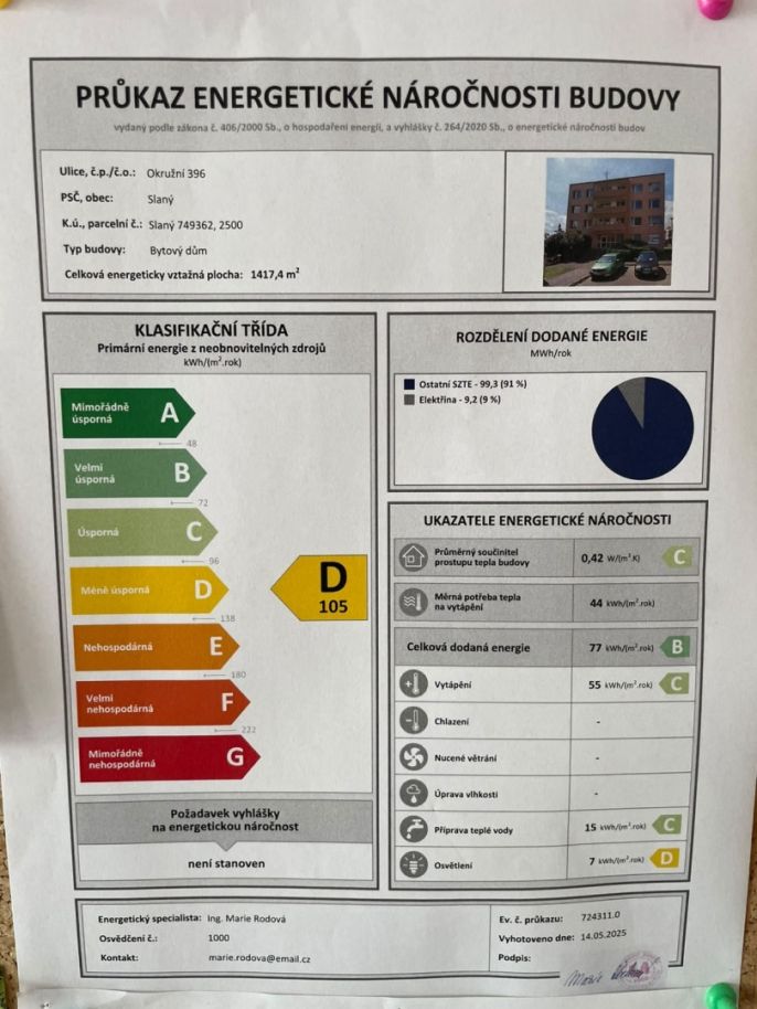 Prodej, Byt 1+kk, Slaný