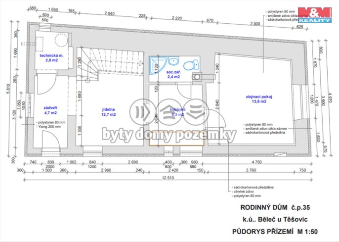 Prodej, Rodinný dům, Těšovice