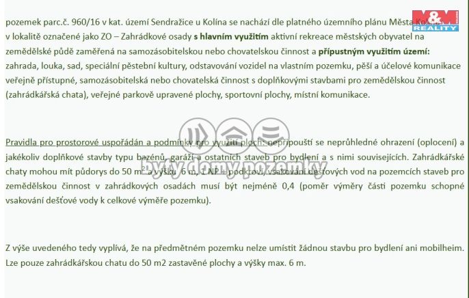 Prodej, Zahrada, Kolín