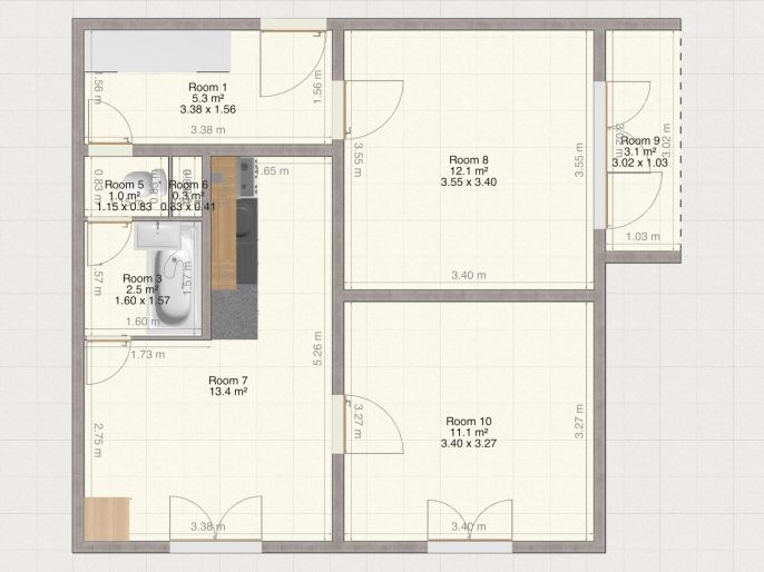 Prodej, Byt 2+1, Nejdek