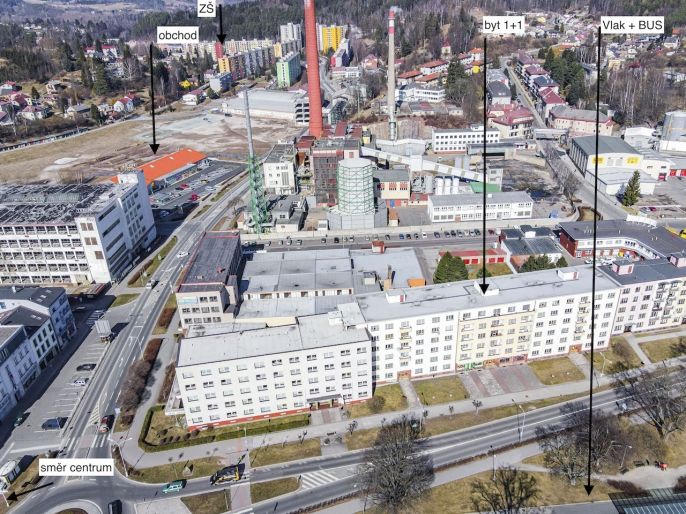 Pronájem, Byt 1+1, Náchod
