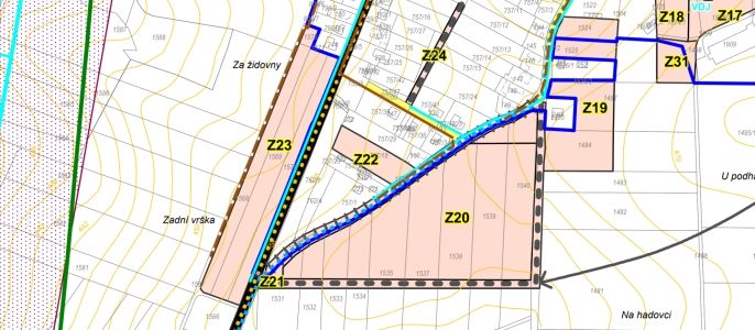 Prodej, Pozemek k bydlení, Myslkovice