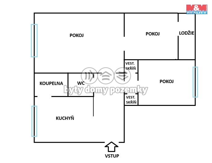 Prodej, Byt 3+1, Ostrava