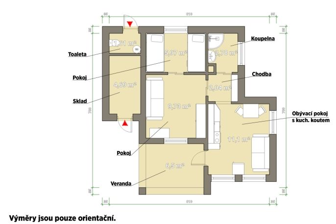Prodej, Chata, Čerňovice
