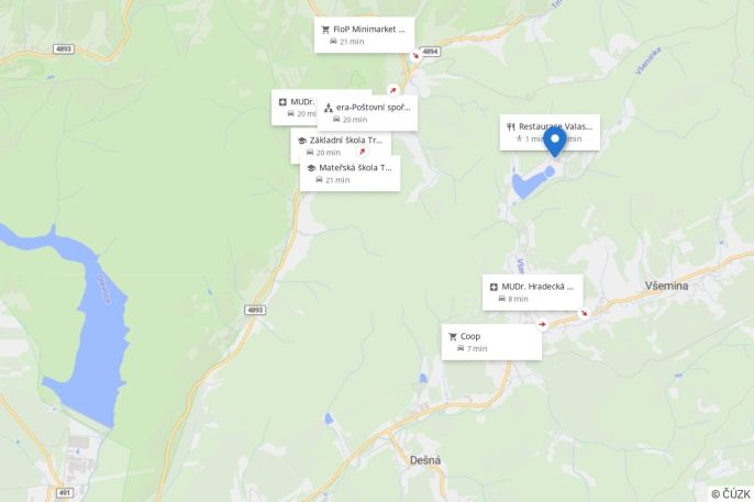 Pronájem, Byt 2+kk, Všemina