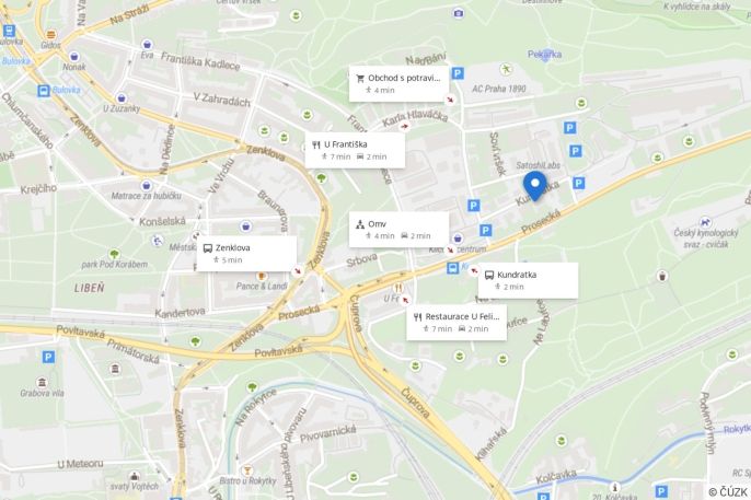 Pronájem, Byt 1+kk, Praha