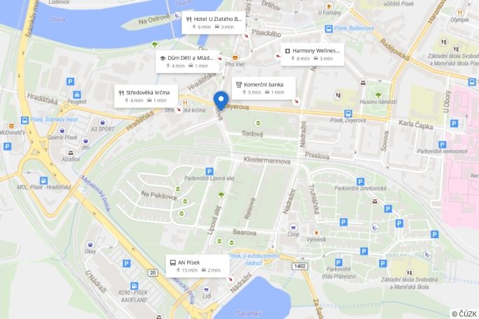 Pronájem, Byt 2+1, Písek