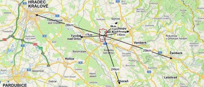 Prodej, Obchod a služby, Častolovice