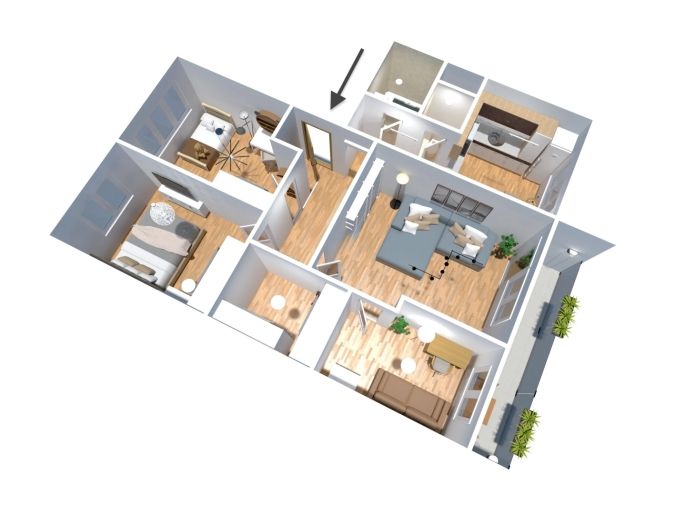 Prodej, Byt 4+1, Most