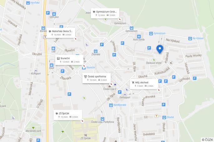 Pronájem, Byt 2+kk, Česká Lípa
