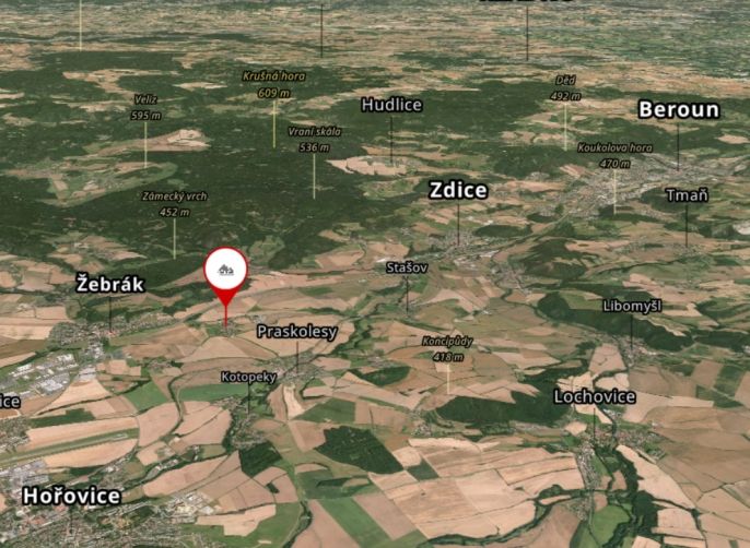 Prodej, Pozemek k bydlení, Chlustina
