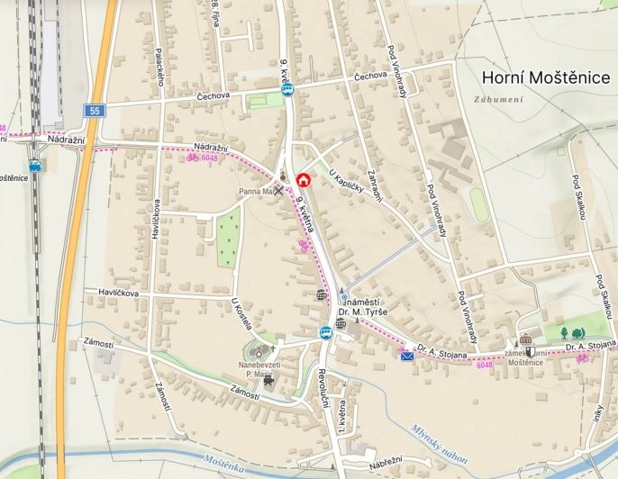 Prodej, Byt 1+kk, Horní Moštěnice