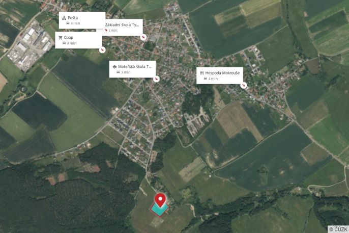 Prodej, Pastvina, Tymákov