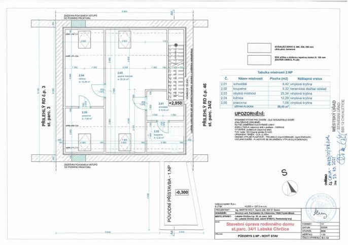 Prodej, Rodinný dům, Labské Chrčice