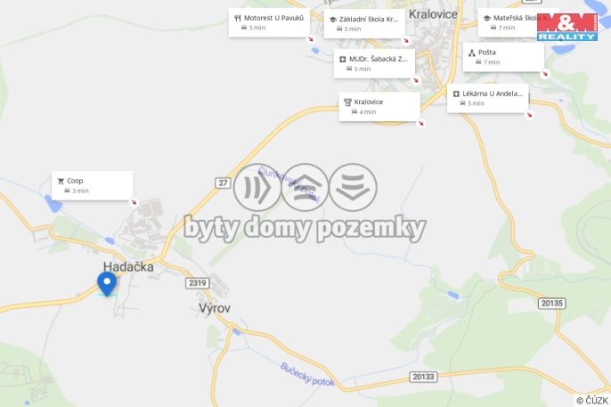 Prodej, Pozemek k bydlení, Výrov