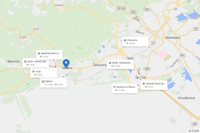 Prodej, Rodinný dům, Málkov