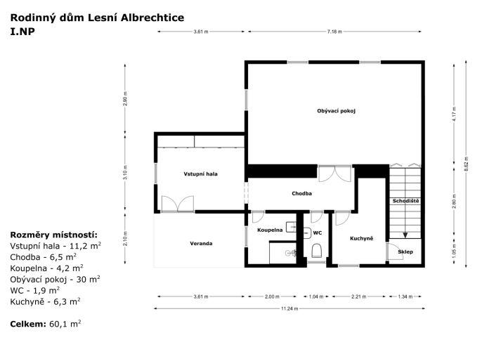 Prodej, Rodinný dům, Březová