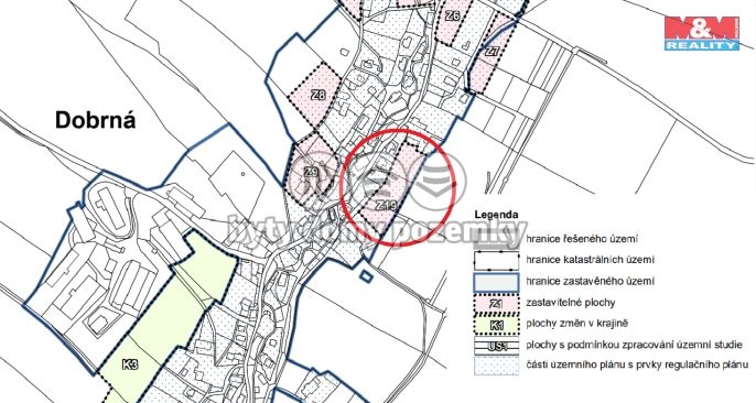 Prodej, Pozemek k bydlení, Dobrná
