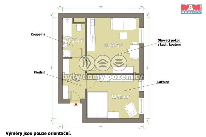 Prodej, Byt 2+kk, Plzeň