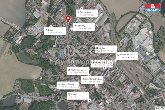 Pronájem, Byt 1+kk, Čáslav