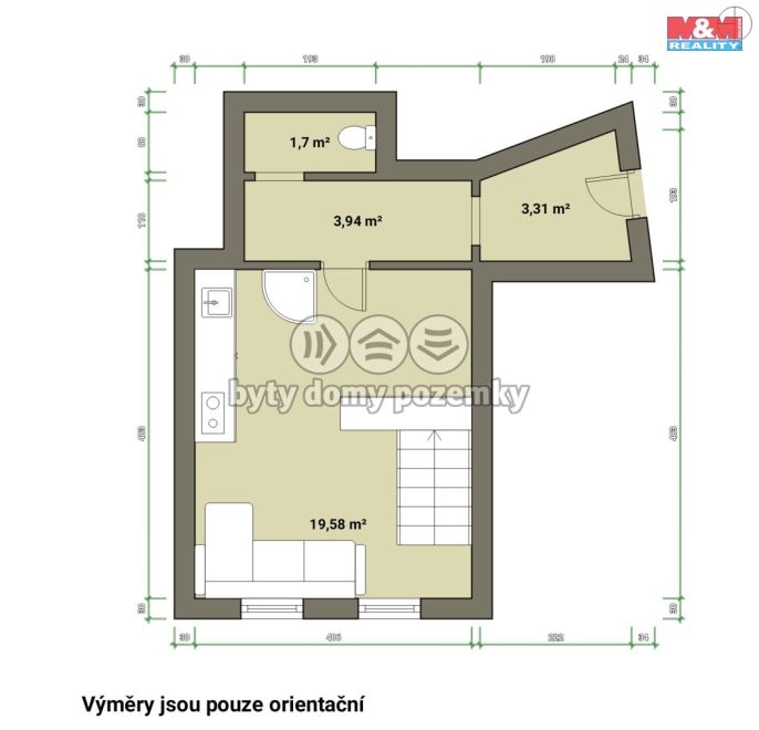 Pronájem, Byt 1+kk, Mariánské Lázně