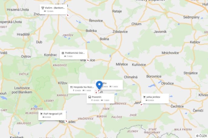 Pronájem, Zahrada, Pravonín